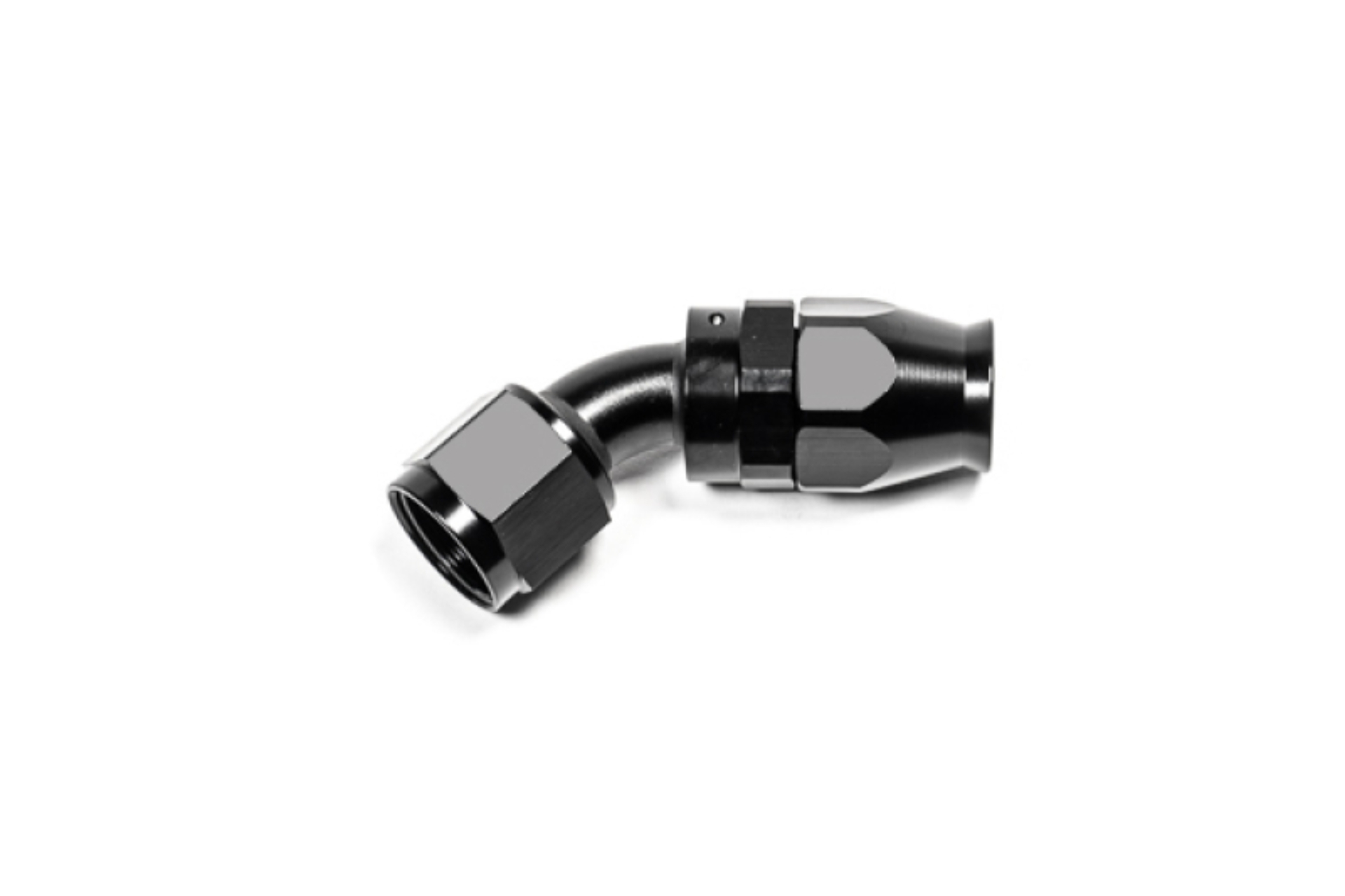 Picture of Radium Engineering 10AN Hose End 45 Degree PTFE - BLACK
