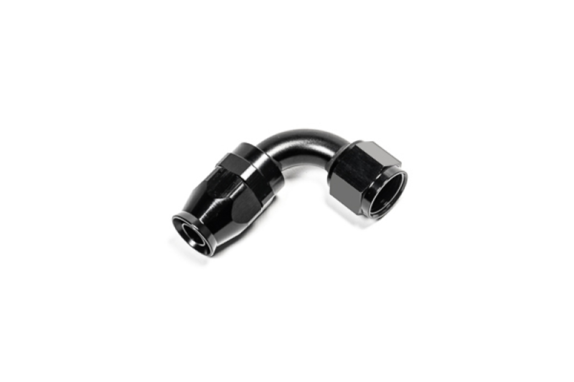 Picture of Radium Engineering 10AN Hose End 90 Degree PTFE -  BLACK