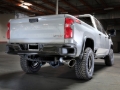 Picture of aFe Large Bore-HD 5in 409SS DPF-Back Exhaust System w/Pol Tip 24-25 GM Diesel Trucks V8-6.6L(td) L5P