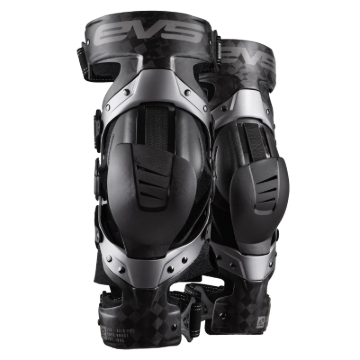 Picture of EVS Axis Sport Knee Brace Pair Black/Black/Grey - Medium