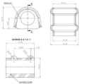 Picture of SuperPro Toyota Land Cruiser 300 Series (N/A North America) - 21mm LC300 Rear Sway Bar Bushing Kit