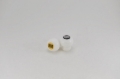 Picture of Kartboy Subaru Knuckleball Shift Knob - 6-Speed - White Delrin