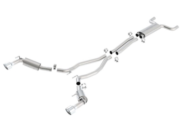 Picture of Borla 10-13 Chevy Camaro SS 6.2L V8 Single RoundTip Split Rear Exit S-Type Catback Exhaust