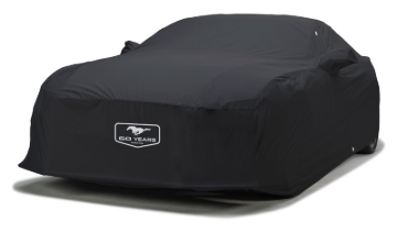 Picture of Covercraft 84-86 Mustang Custom WeatherShield HP Car Cover with Mustang 60th Anniversary logo