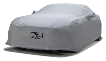 Picture of Covercraft 20-22 Mustang Custom WeatherShield HP Car Cover with Mustang 60th Anniversary logo