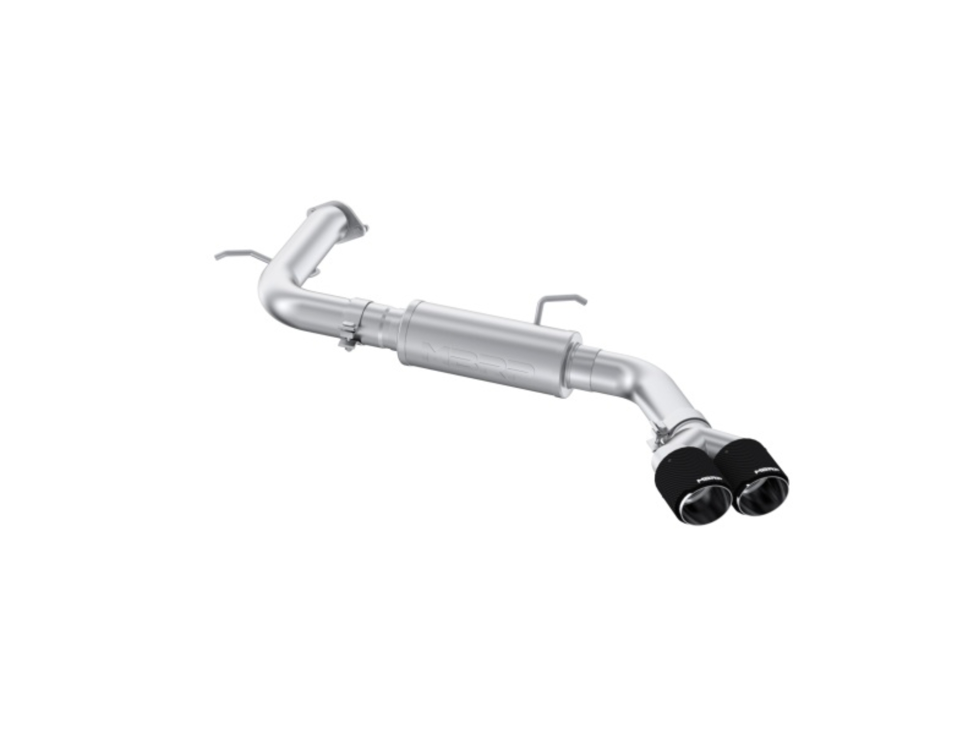 Picture of MBRP 21-24 Hyundai Hyundai T304 Stainless Steel 3in Axle-Back Rear Exit W/Dual Carbon Fiber Tip
