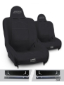 Picture of PRP 97-02 Jeep Wrangler TJ Premier High Back Suspension Seats Kit (Pair) - Black