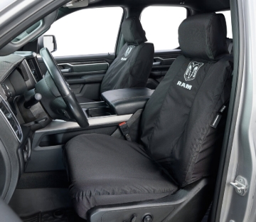Picture of Covercraft 19-24 Dodge Ram 1500 Crew Classic Logo SeatSaver Second Row Seat Covers