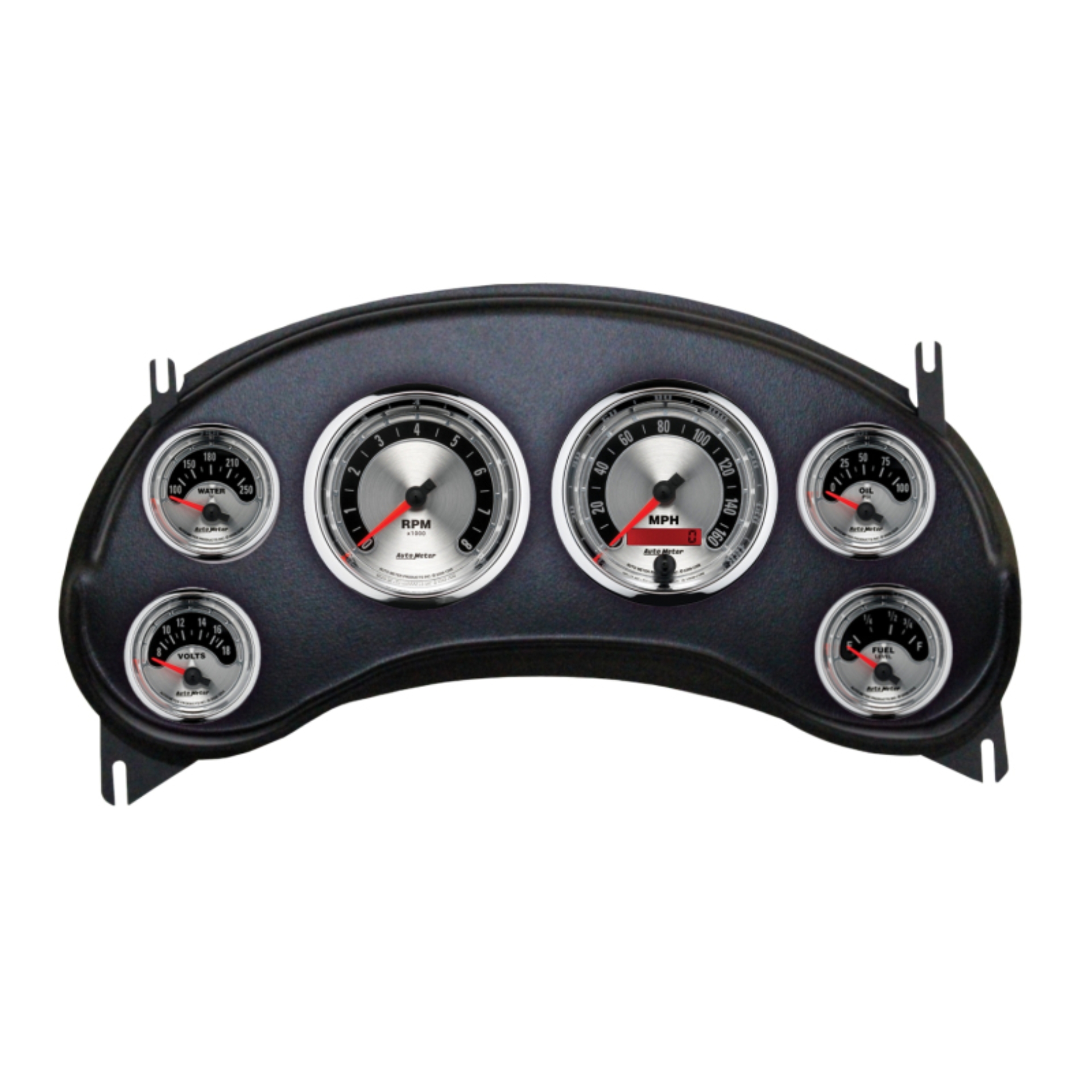 Picture of Autometer American Muscle Direct Fit Dash Kit 98-04 Chevy S10 Truck (2 x 3-3/8in. / 4 x 2-1/16in.)