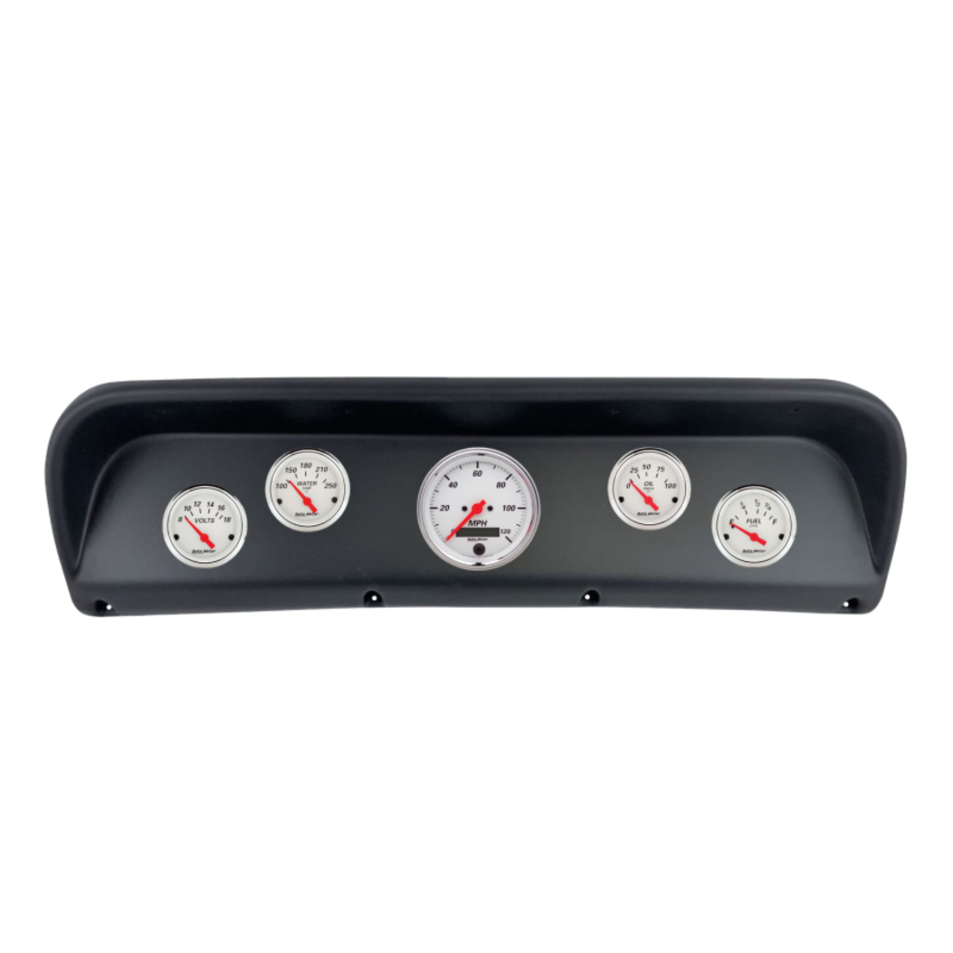 Picture of Autometer Arctic White Direct Fit Dash Kit 67-72 Ford F100 (1 x 3-3/8in. / 4 x 2-1/16in.)