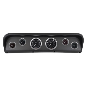 Picture of Autometer Chrono Chrome Direct Fit Dash Kit 67-72 Ford F100 (2 x 3-3/8in. / 4 x 2-1/16in.)
