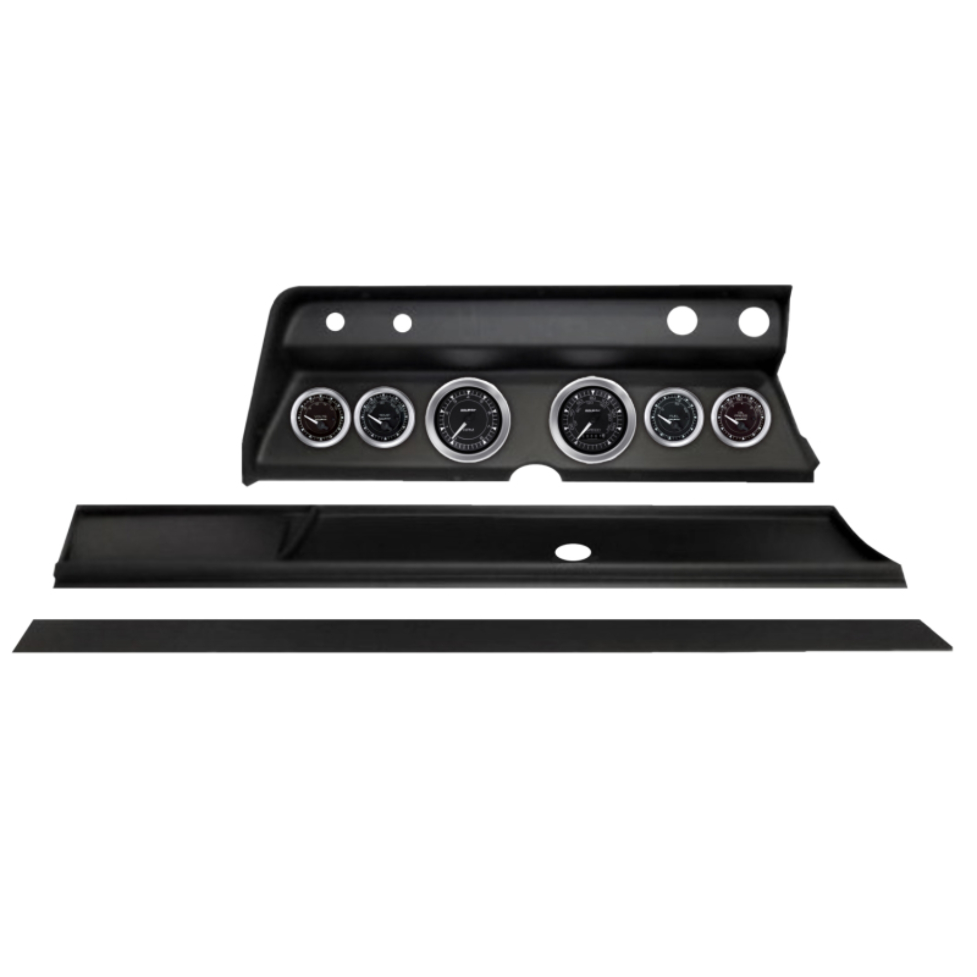 Picture of Autometer Chrono Direct Fit Dash Kit 1966 Chevy Chevelle (2 x 3-3/8in. / 4 x 2-1/16in.)