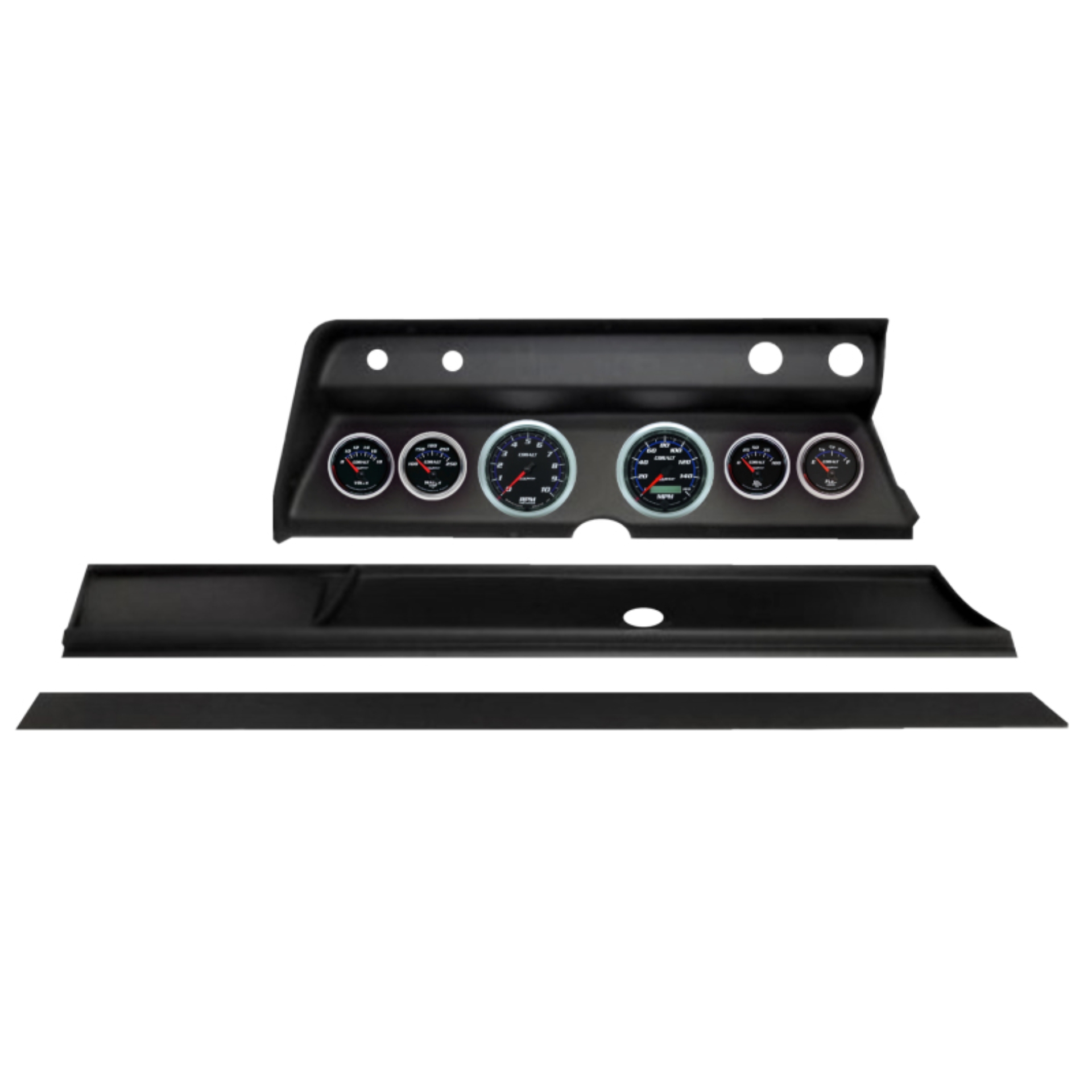 Picture of Autometer Cobalt Direct Fit Dash Kit 1966 Chevy Chevelle (2 x 3-3/8in. / 4 x 2-1/16in.)