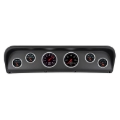 Picture of Autometer Designer Black Direct Fit Dash Kit 67-72 Ford F100 (2 x 3-3/8in. / 4 x 2-1/16in.)