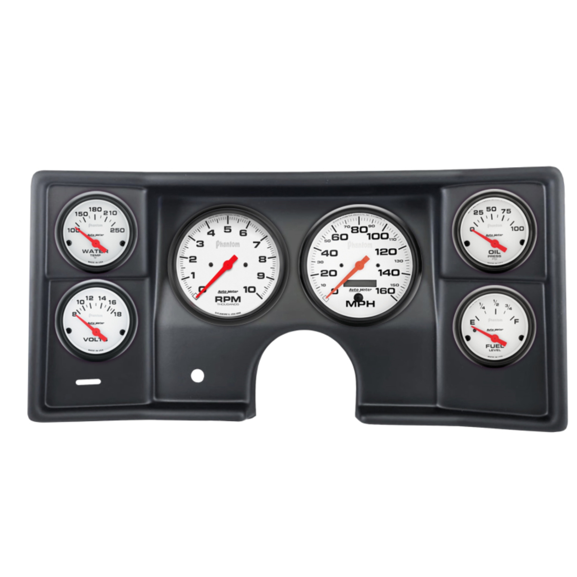 Picture of Autometer Phantom Direct Fit Dash Kit 78-81 Malibu / El Camino / Montecarlo (2 x 5in. / 4 x 2-5/8in)