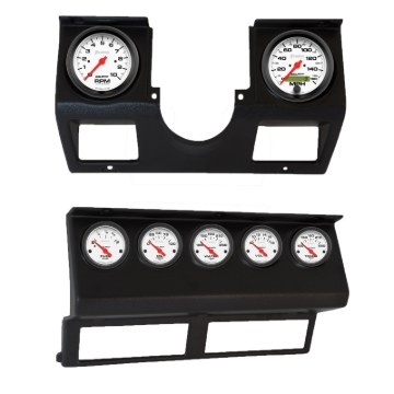 Picture of Autometer Phantom Direct Fit Dash Kit 87-96 Jeep Wrangler YJ (Tach/MPH/FL/OilP/WTMP/VLT/TRNS)