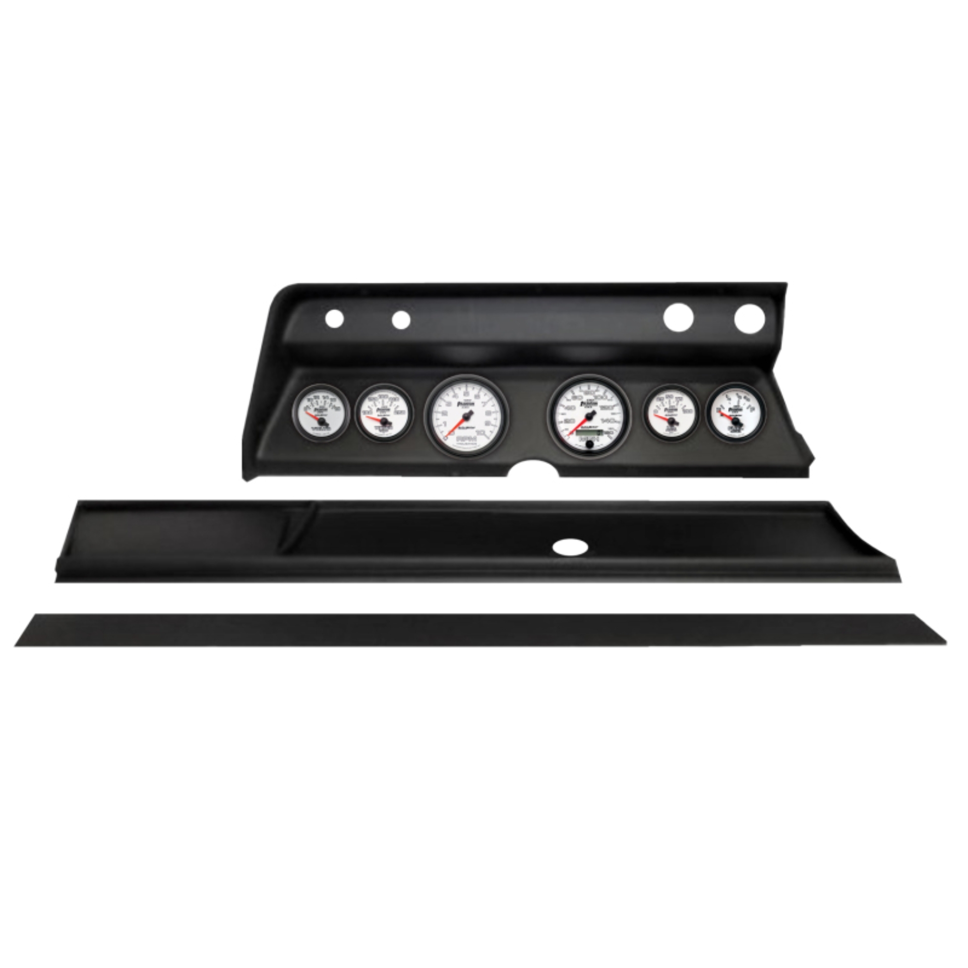 Picture of Autometer Phantom II Direct Fit Dash Kit 1966 Chevy Chevelle (2 x 3-3/8in. / 4 x 2-1/16in.)