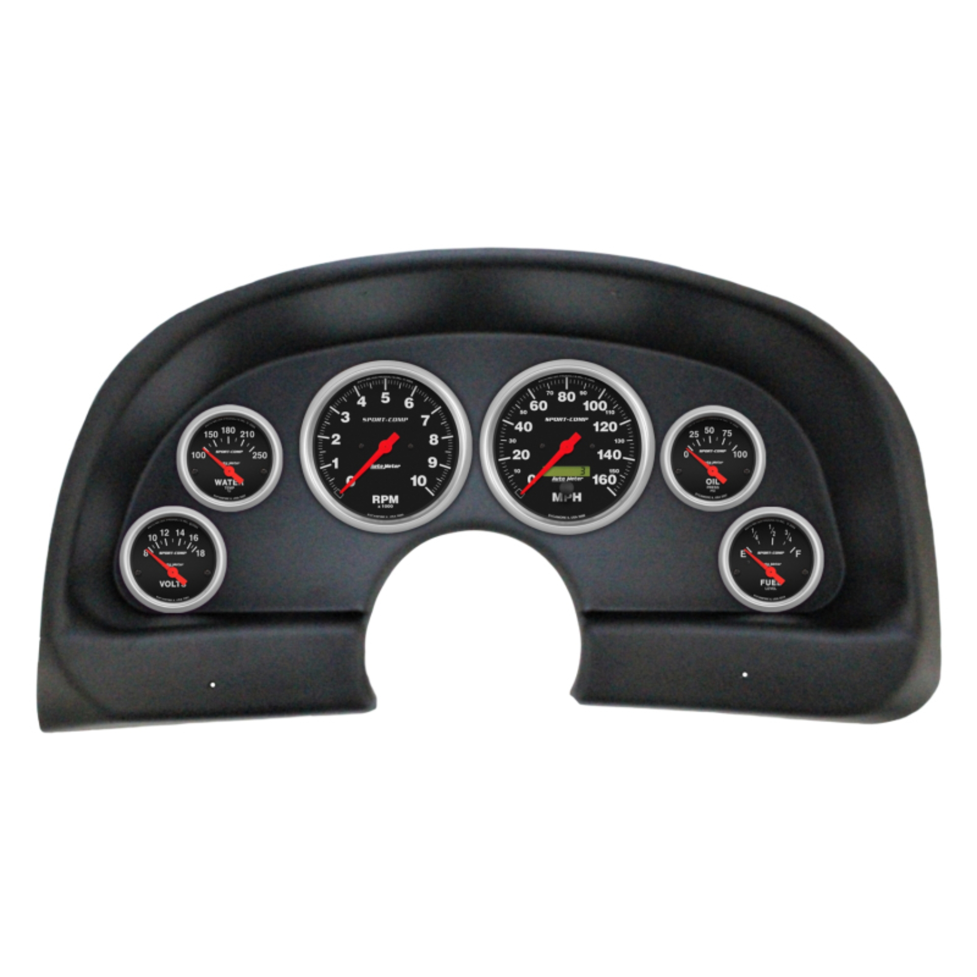 Picture of Autometer Sport-Comp Direct Fit Dash Kit 93-02 Chevy Camaro (2 x 3-3/8in. / 4 x 2-1/16in.)