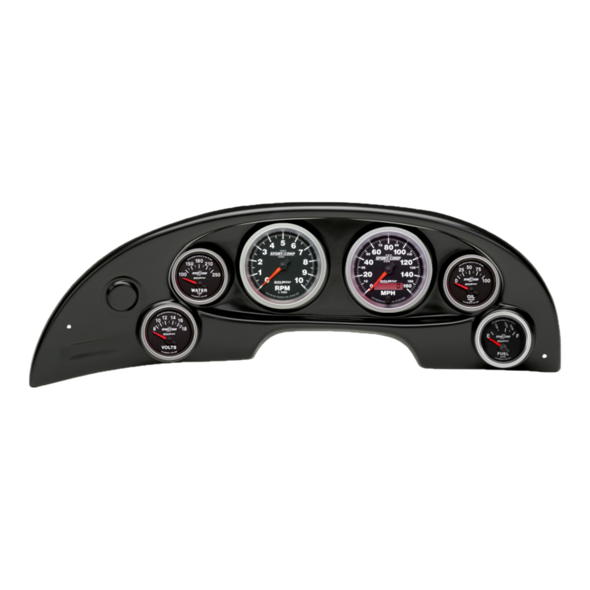 Picture of Autometer Sport-Comp II Direct Fit Dash Kit 94-04 Ford Mustang (2 x 3-3/8in. / 4 x 2-1/16in.)