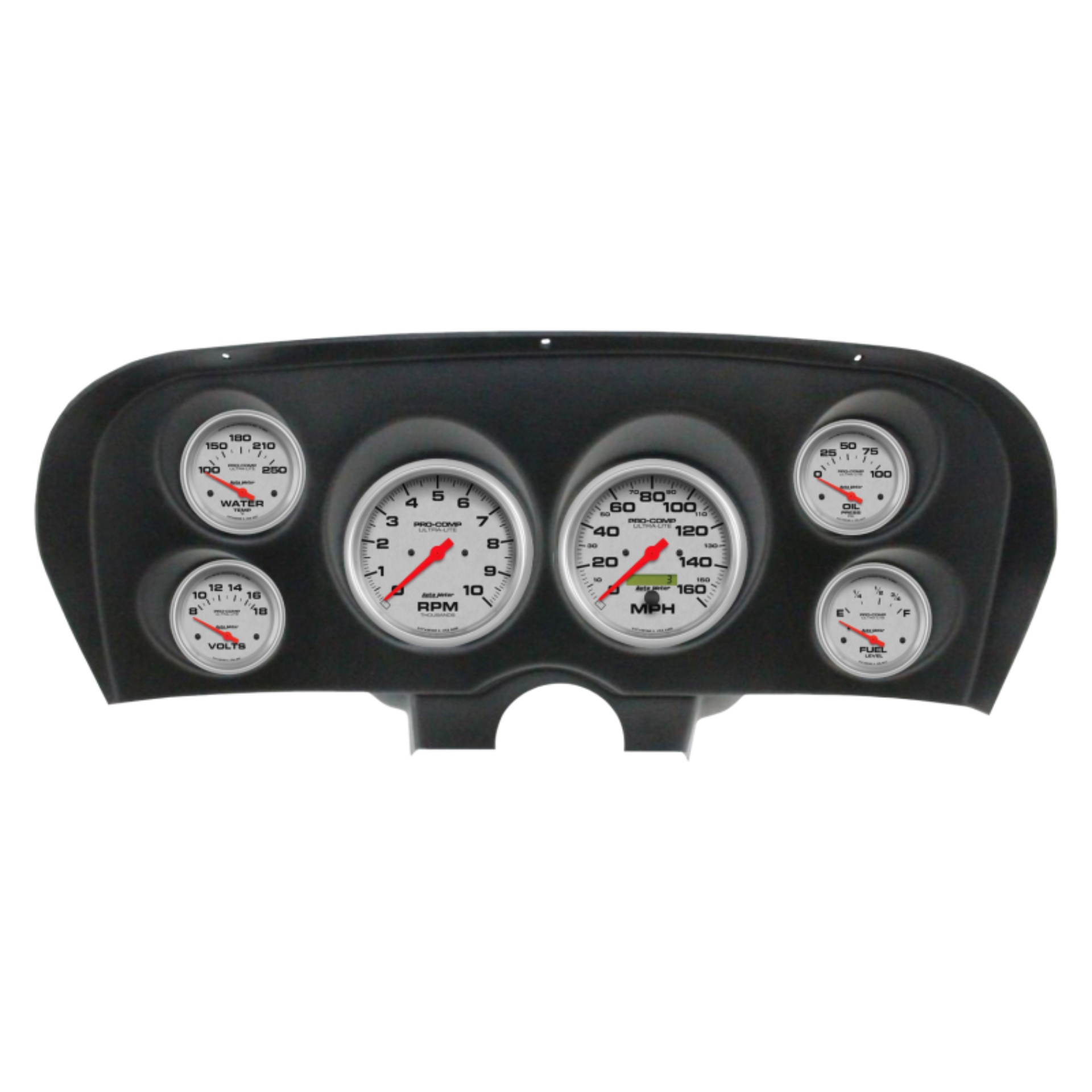 Picture of Autometer Ultra-Lite Direct Fit Dash Kit 69-70 Ford Mustang (2 x 5in. / 4 x 2-5/8in.)