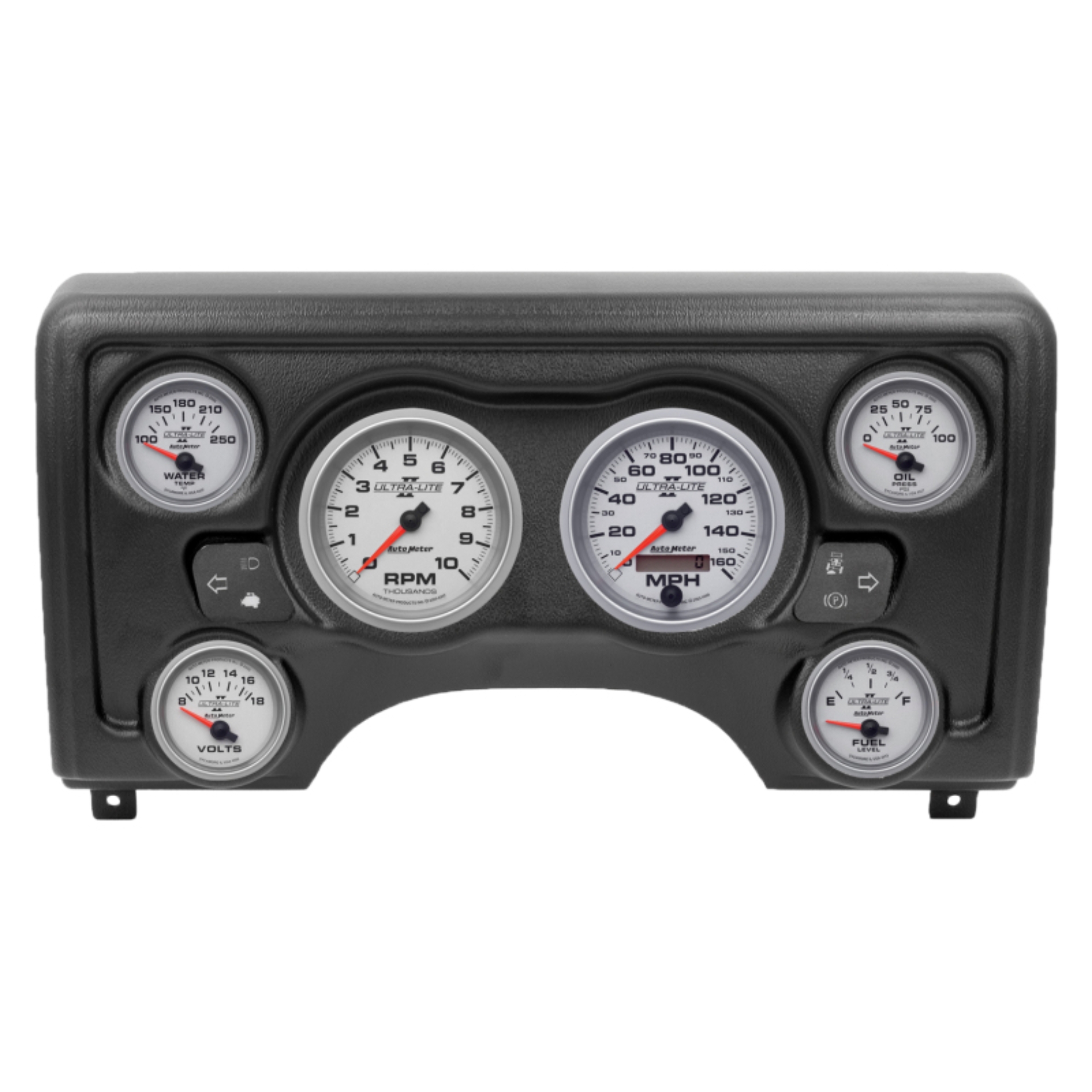 Picture of Autometer Ultra-Lite II Direct Fit Dash Kit 97-06 Jeep TJ (2 x 3-3/8in. / 4 x 2-1/16in.)