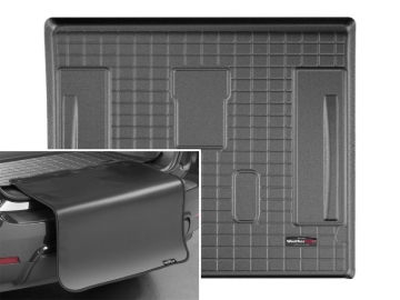Picture of WeatherTech 07-14 Cadillac Escalade Cargo Liner w/ Bumper Protector - Black