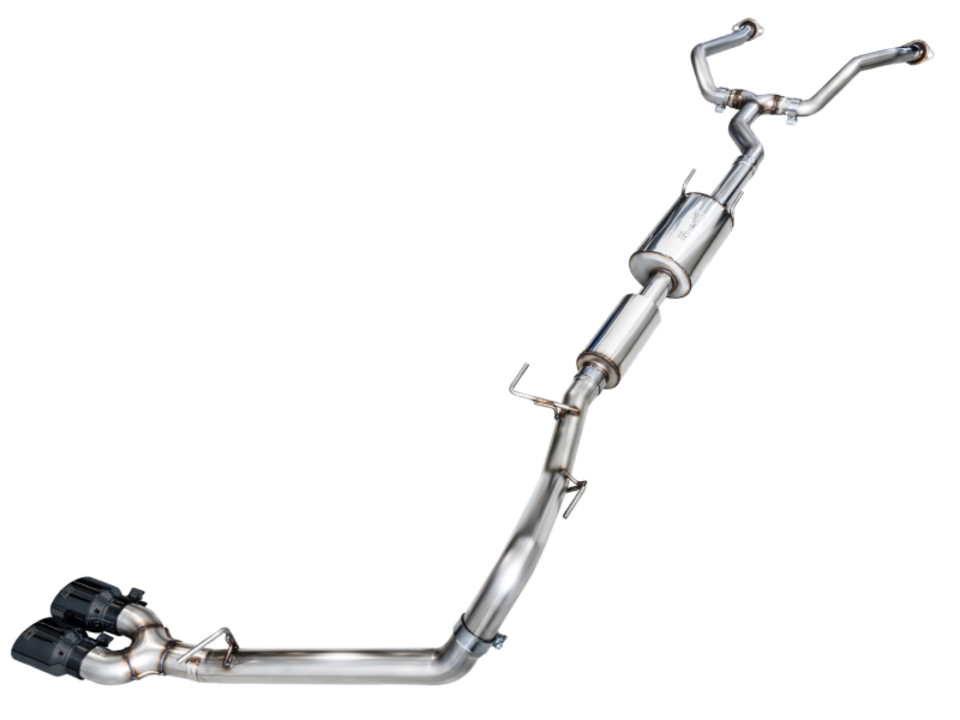 Picture of AWE Tuning 0FG Exhaust for 3rd Gen Toyota Tundra - Dual Diamond Black Tips