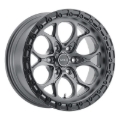 Picture of Weld 17x9 Ledge 6 6x135 ET-12 BS 4.50 Satin GUN / Satin BLK Ring 87.1