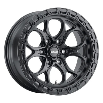 Picture of Weld 17x9 Ledge 6 6x135 ET00 BS 5.00 Satin BLK / Satin BLK Ring 87.1