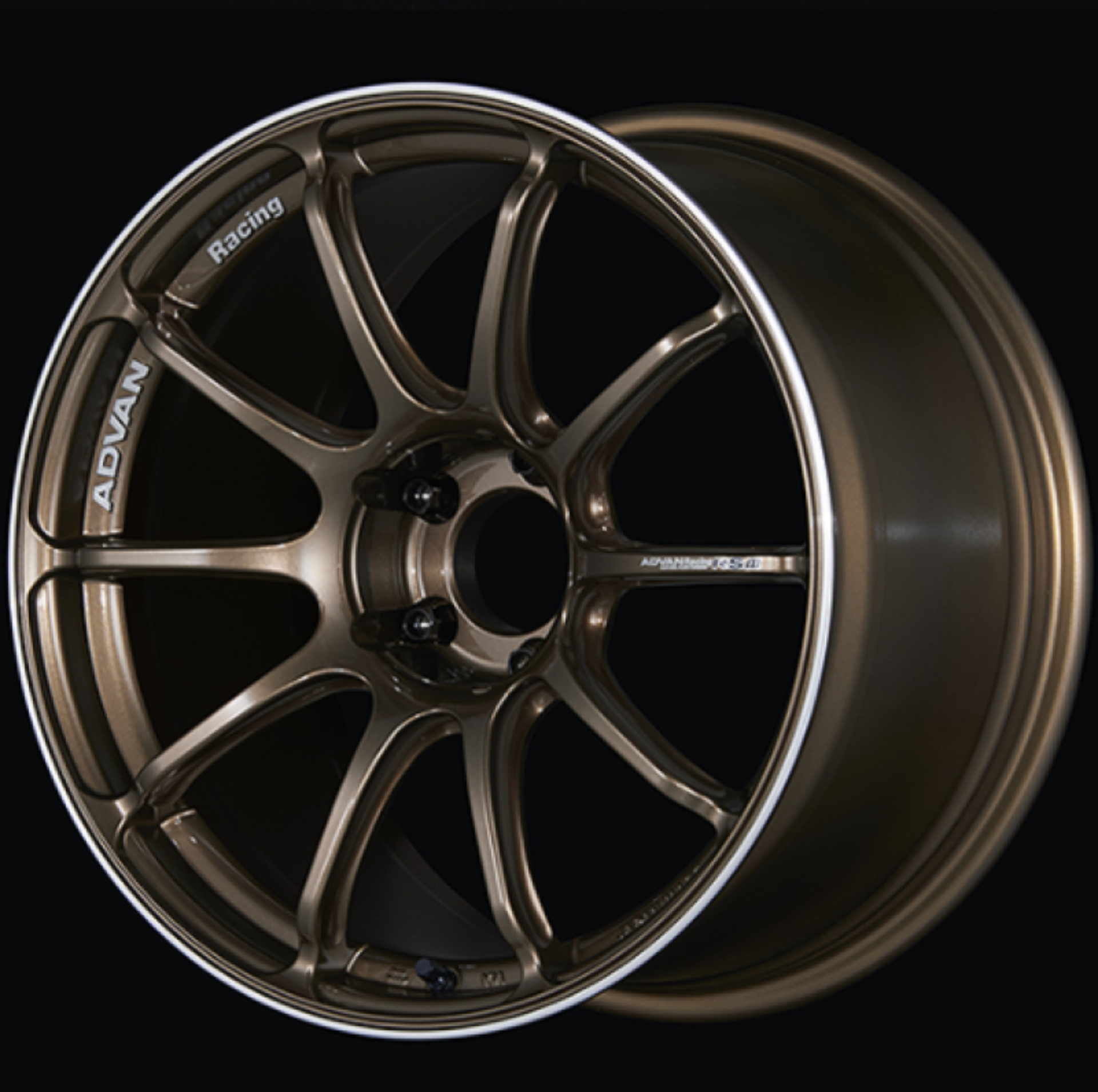 Picture of Advan RSIII 18x8.50 +47 5-100 Umber Bronze & Ring