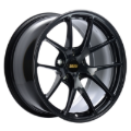 Picture of BBS RI-A 18x10.5 / 5x120 ET25 82mm PFS Ring/Clip Required - Metallic Black Subtle Blue Flake