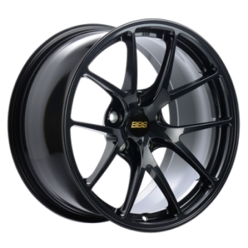 Picture of BBS RI-A 18x10.5 / 5x120 ET25 82mm PFS Ring/Clip Required - Metallic Black Subtle Blue Flake