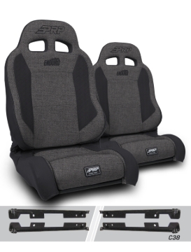 Picture of PRP Jeep Wrangler Enduro Elite Reclining Seat - Grey