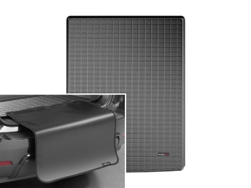 Picture of WeatherTech 15+ Cadillac Escalade ESV Cargo Liner w/ Bumper Protector - Black