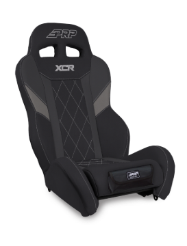 Picture of PRP XCR Suspension Seat - Black/Gray w Diamond Stitch and Front Pocket