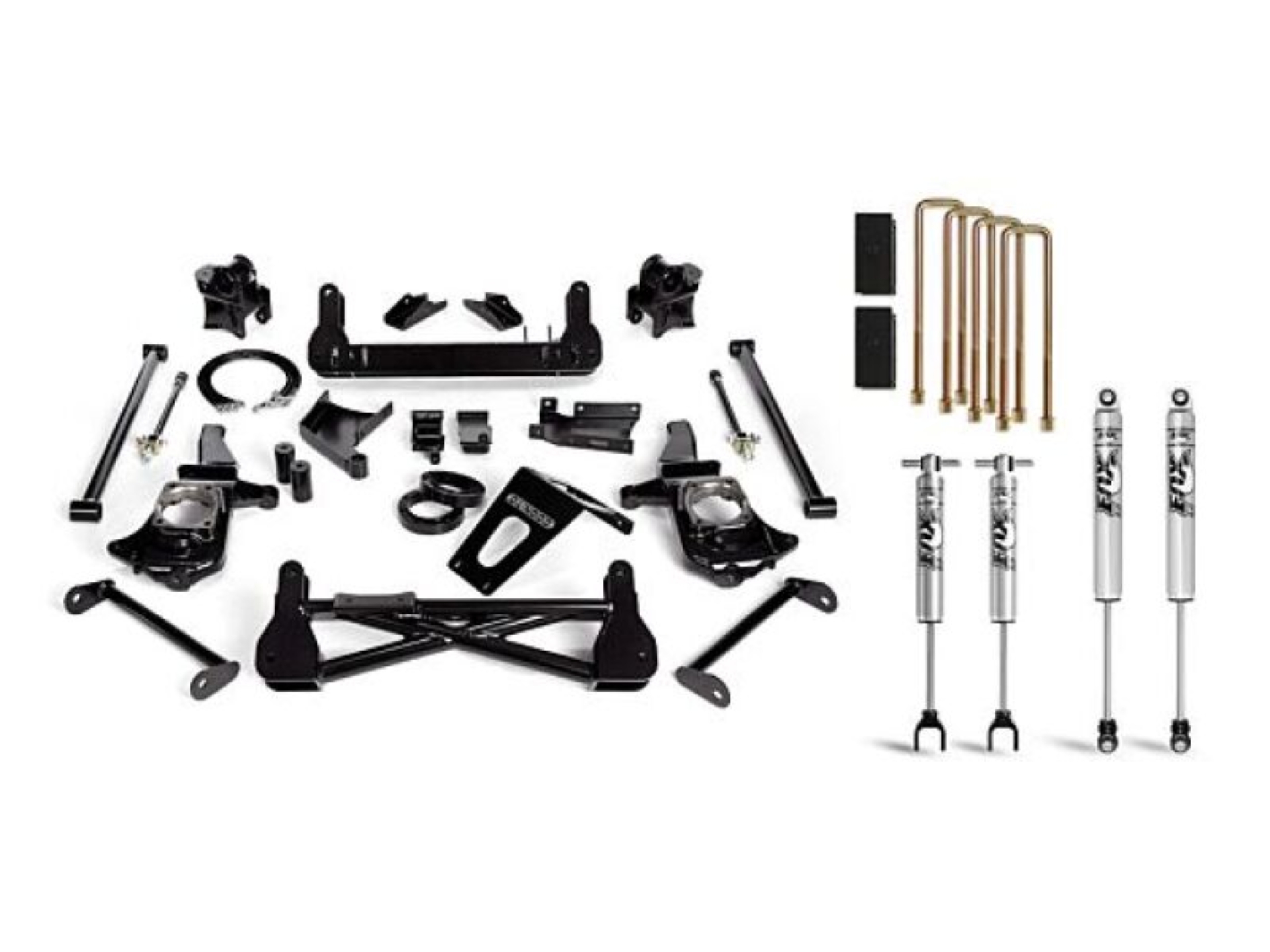 Picture of Cognito 11-19 Chevy/GMC Silv/Sierra 2500/3500 HD 2WD/4WD 7in Std Lift Kit w/ Fox PSMT 2.0 Shocks