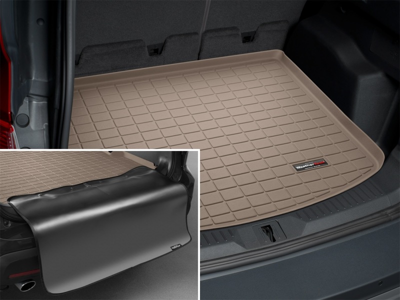 Picture of WeatherTech 13-16 Ford Escape Cargo Liner w/ Bumper Protector - Tan