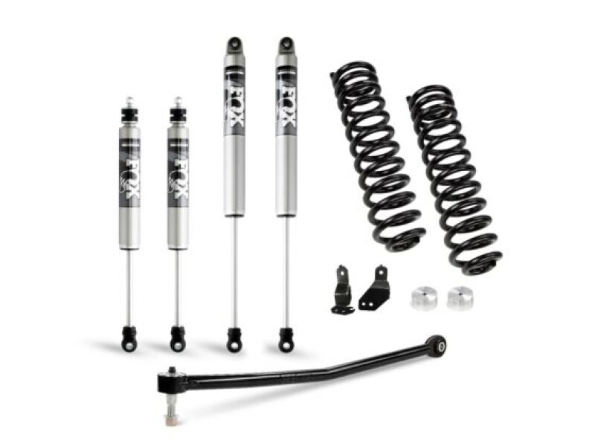 Picture of Cognito 17-19 Ford F-250/350 SD 4WD 2in Performance Leveling Kit w/ Fox PS 2.0 IFP Shocks