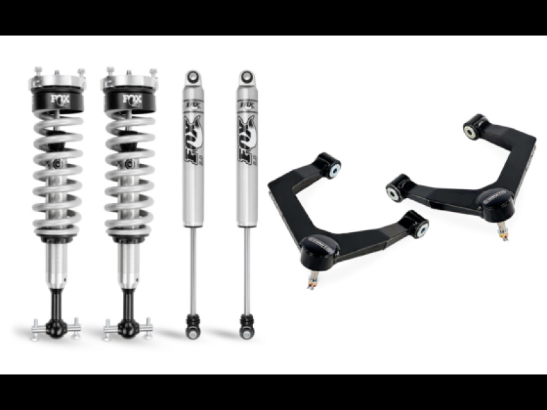 Picture of Cognito 19-24 Chevy Silv/Sierra 1500 4WD 1in Perf Ball Joint Leveling Kit w/ Fox PS Coilover 2.0 IFP