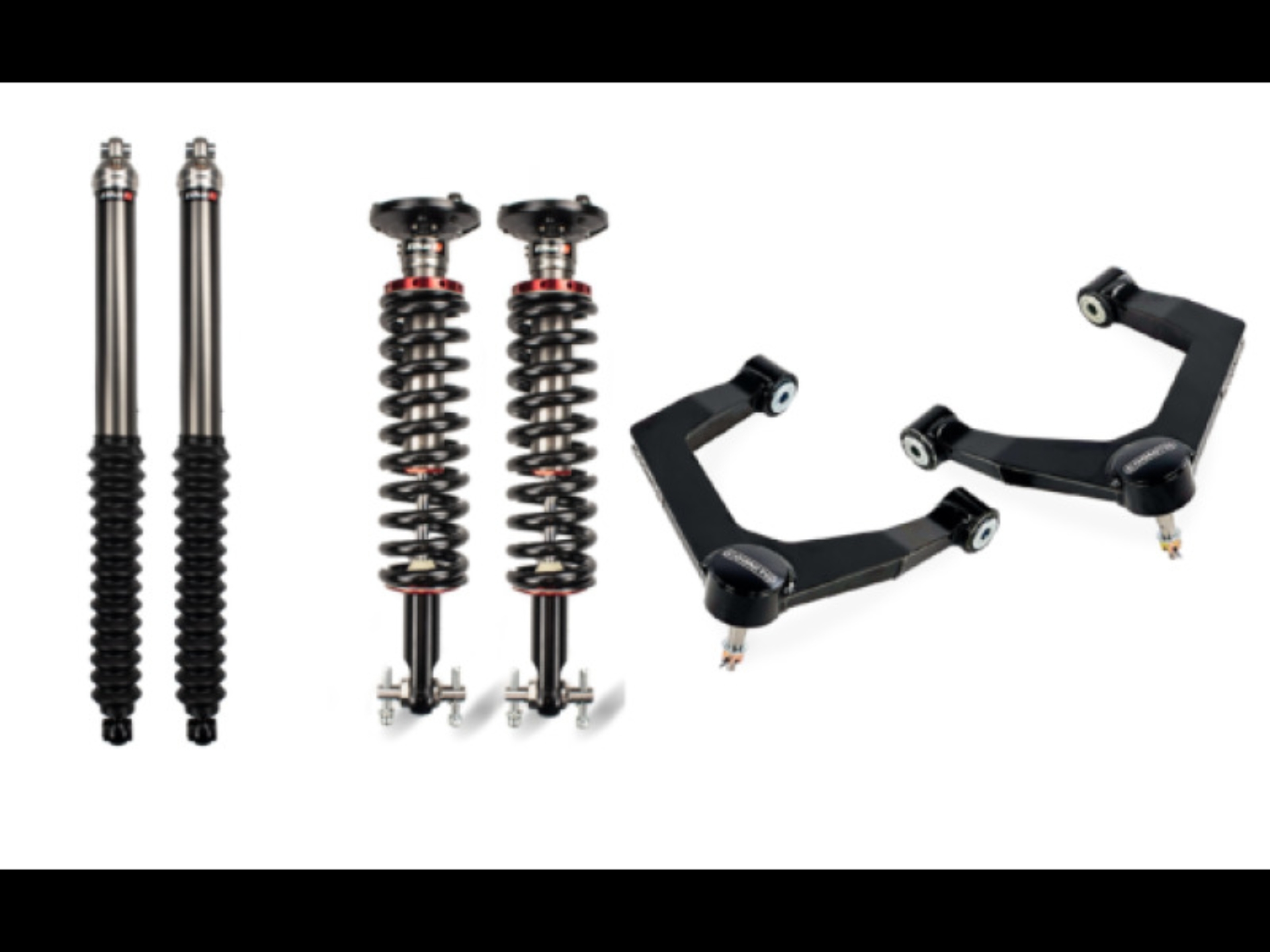 Picture of Cognito 19-24 Chevy/GMC Silverado/Sierra 1500 4WD 1in Perf Leveling Kit w/ Elka 2.0 IFP Shocks