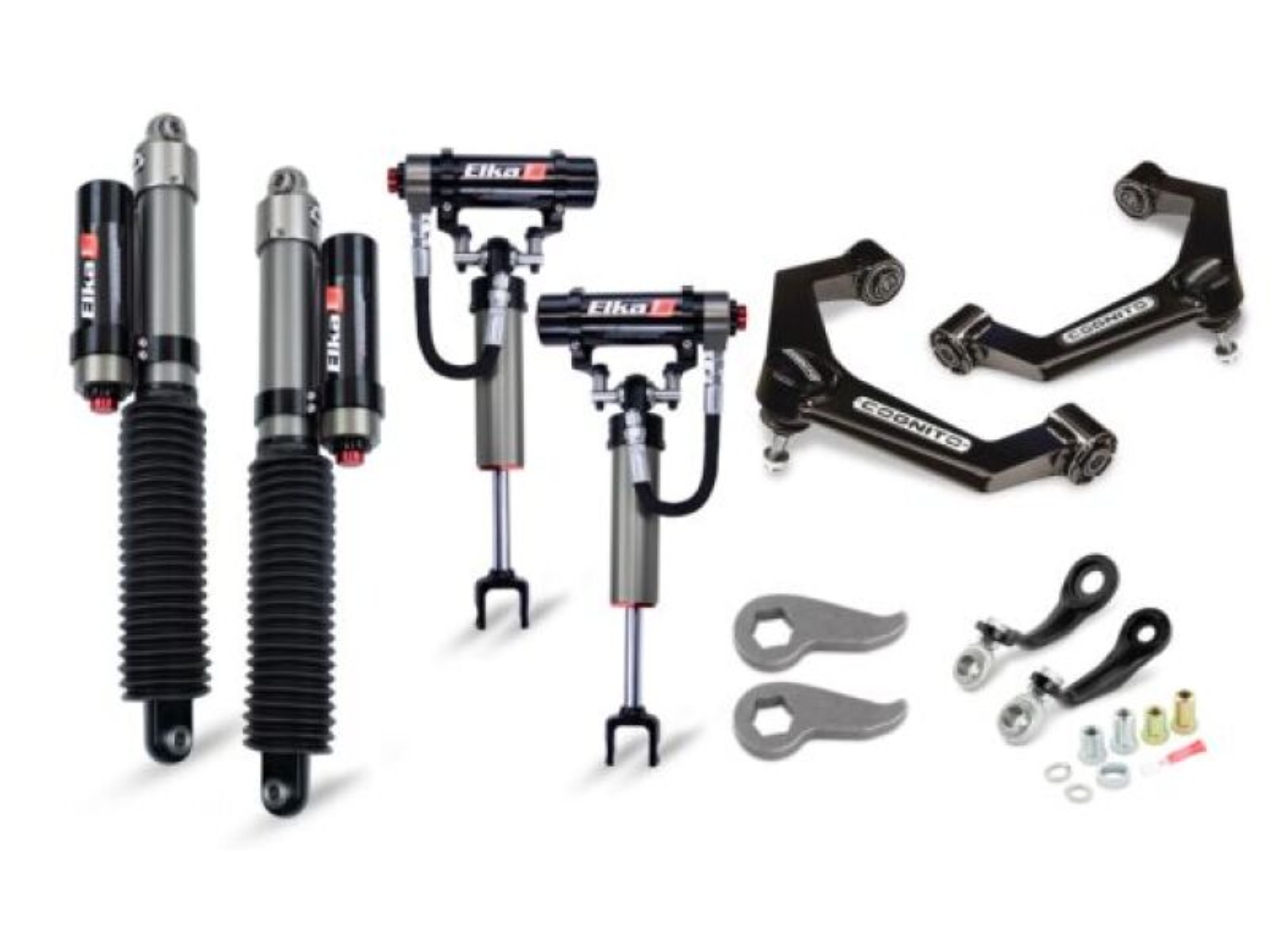 Picture of Cognito 20-24 Chevy/GMC Silv/Sierra 2500/3500 HD 2WD/4WD 3in Elite Leveling Kit w/ Elka 2.5 RR