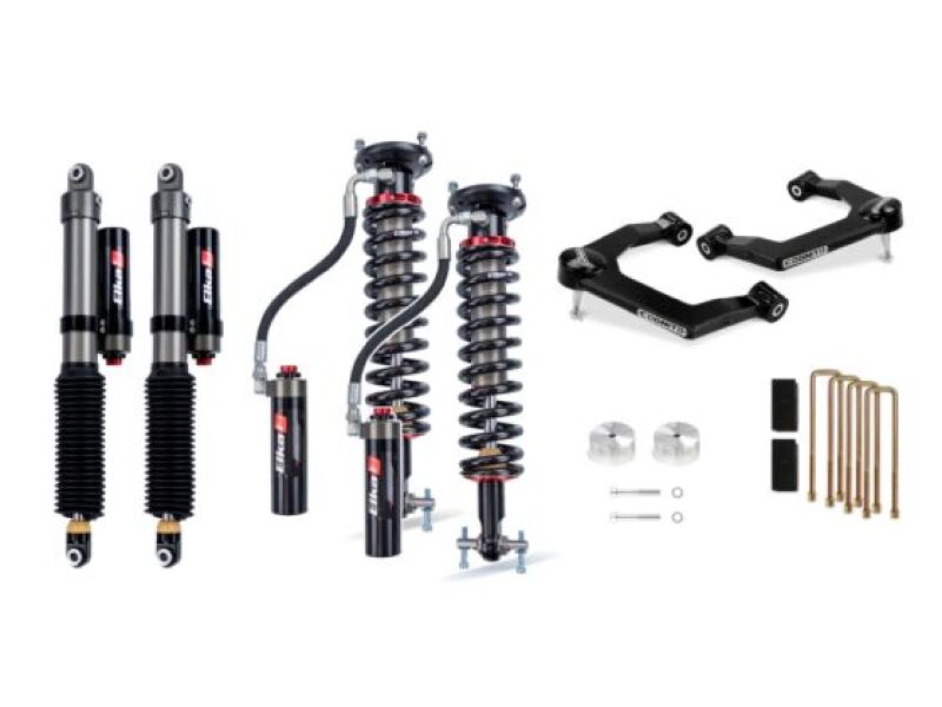 Picture of Cognito 19-24 Chevy/GMC Silverado/Sierra 1500 2WD/4WD 3in Elite Leveling Lift Kit w/ Elka 2.5 Shocks