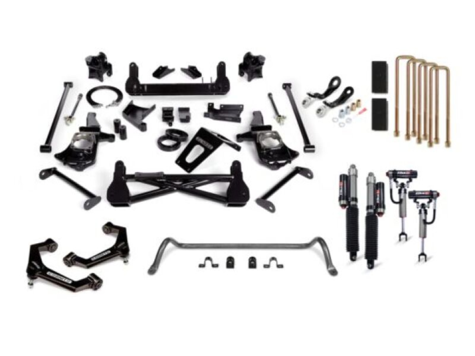 Picture of Cognito 11-19 Chevy/GMC Silverado/Sierra 2500/3500 HD 2WD/4WD 7in Premier Lift Kit w/ Elka 2.5