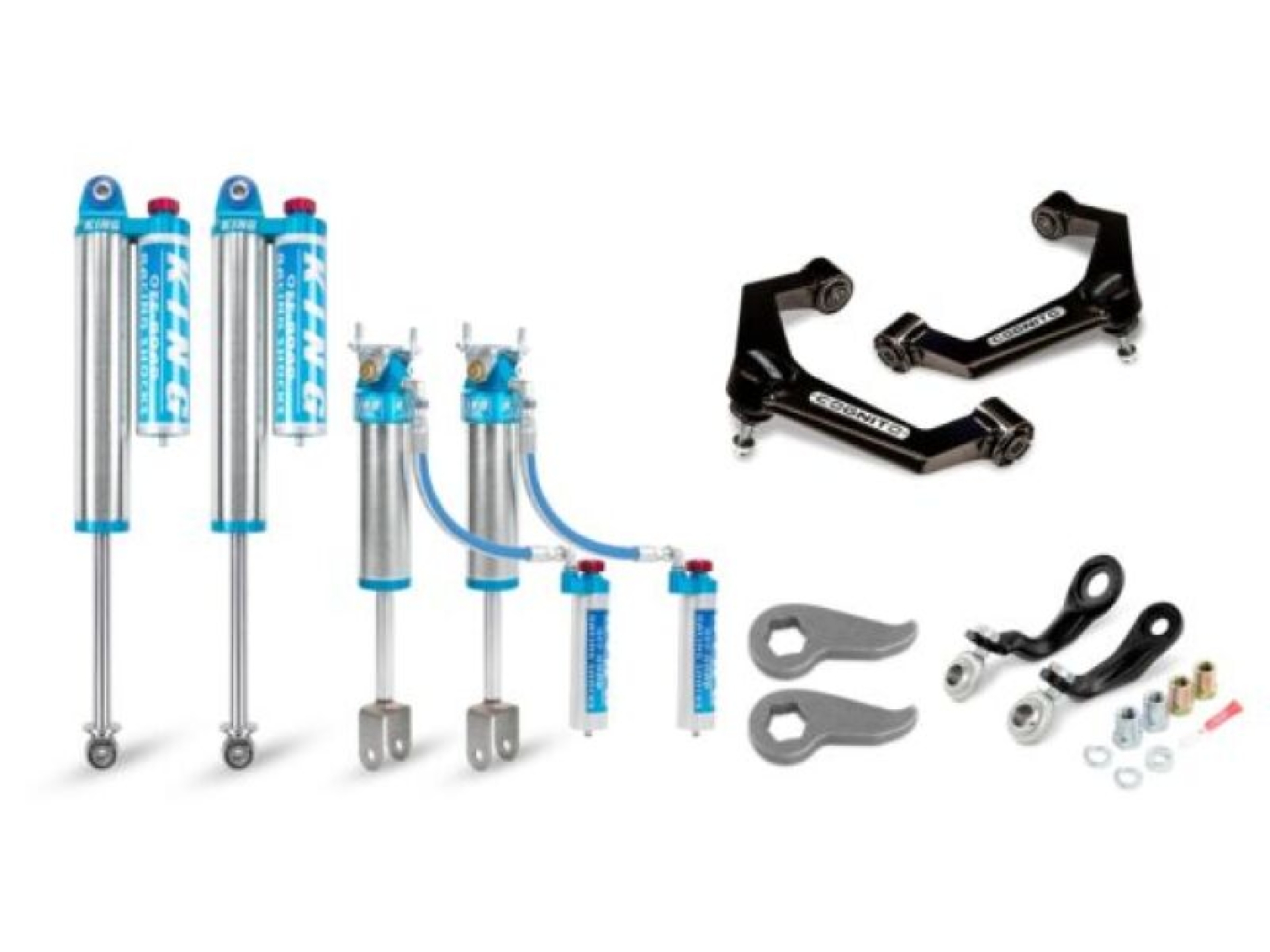 Picture of Cognito 11-19 Chevy/GMC Silv/Sierra 2500/3500 HD 2WD/4WD 3in Elite Leveling Kit w/ King 2.5 RR