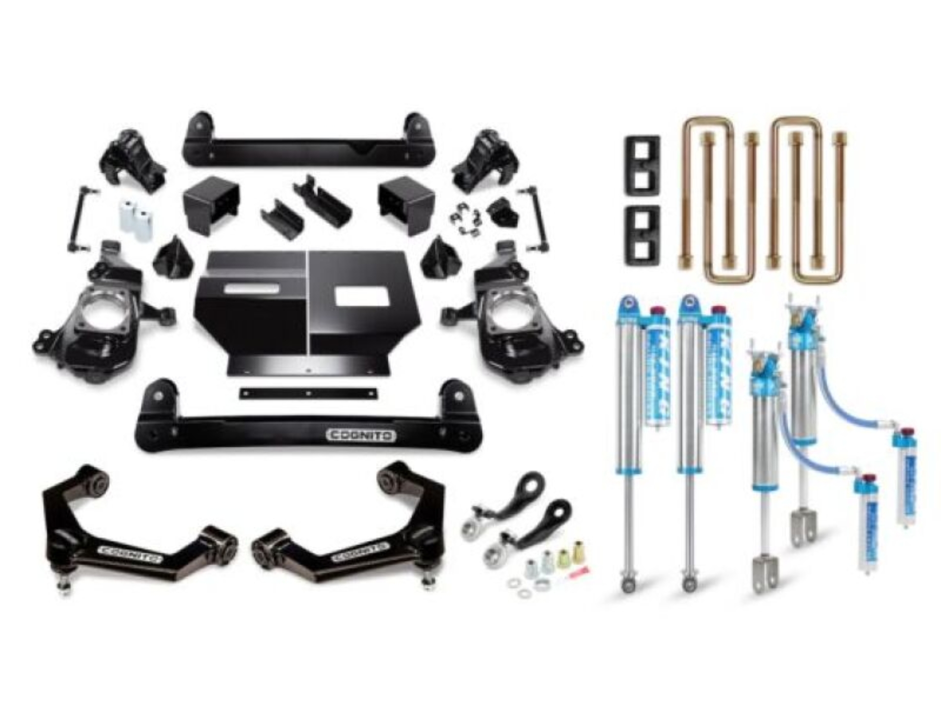 Picture of Cognito 20-24 Chevy/GMC Silv/Sierra 2500/3500 HD 2WD/4WD 4in Elite Lift Kit w/ King 2.5 RR Shocks