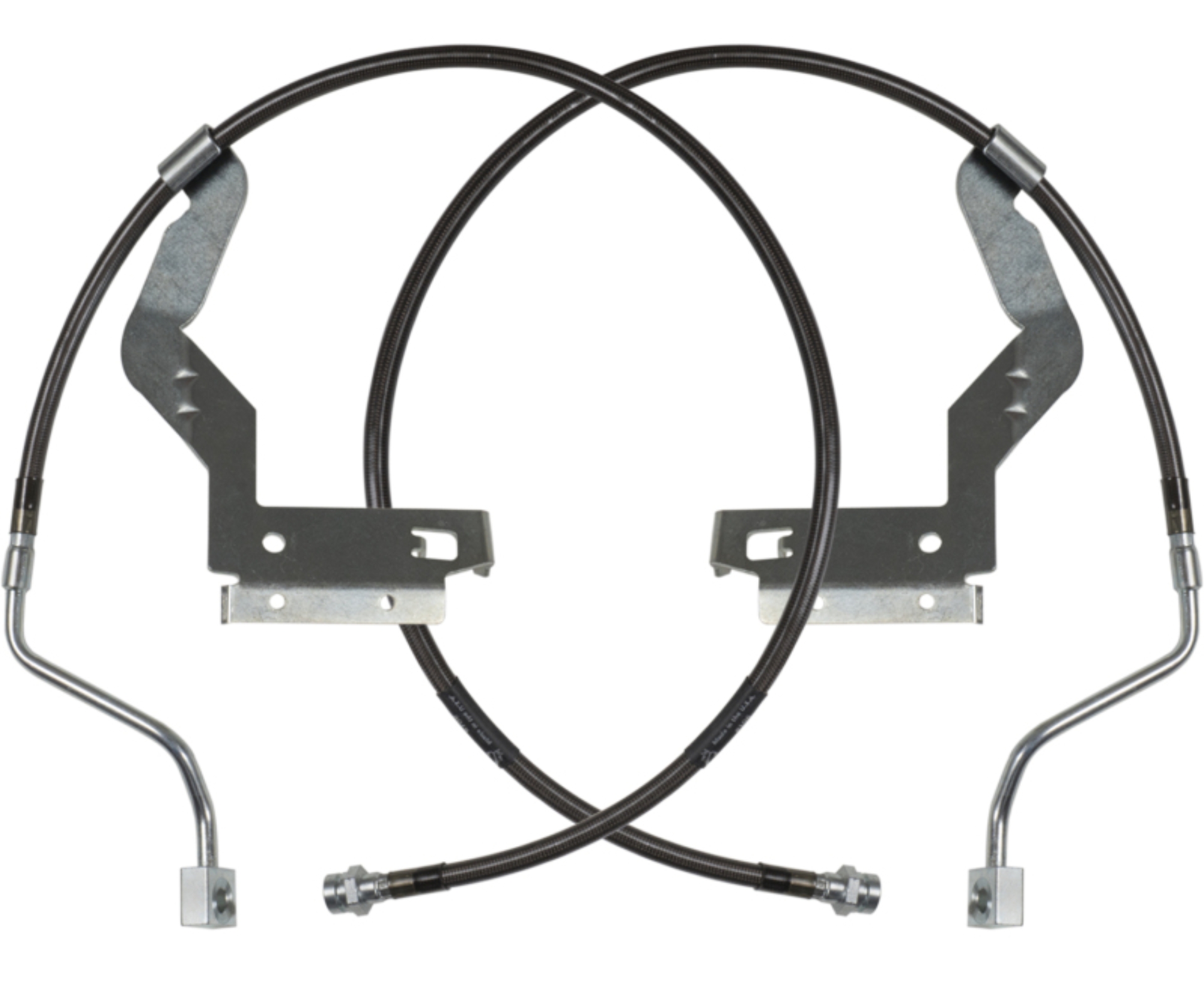 Picture of Carli 17-23 Ford F250/350 SD Hardware Braided Brake Lines Leveling Front Only