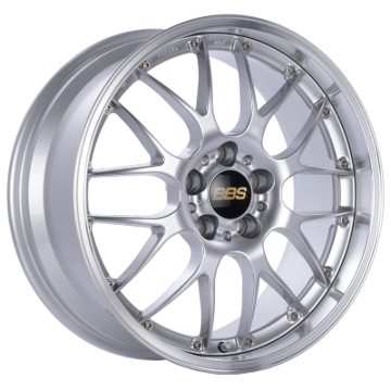 Picture of BBS RS-GT 19x9.5 5x120 ET40 CB72.5 Diamond Silver Center Diamond-Cut Rim Wheel - PFS/Clip Req