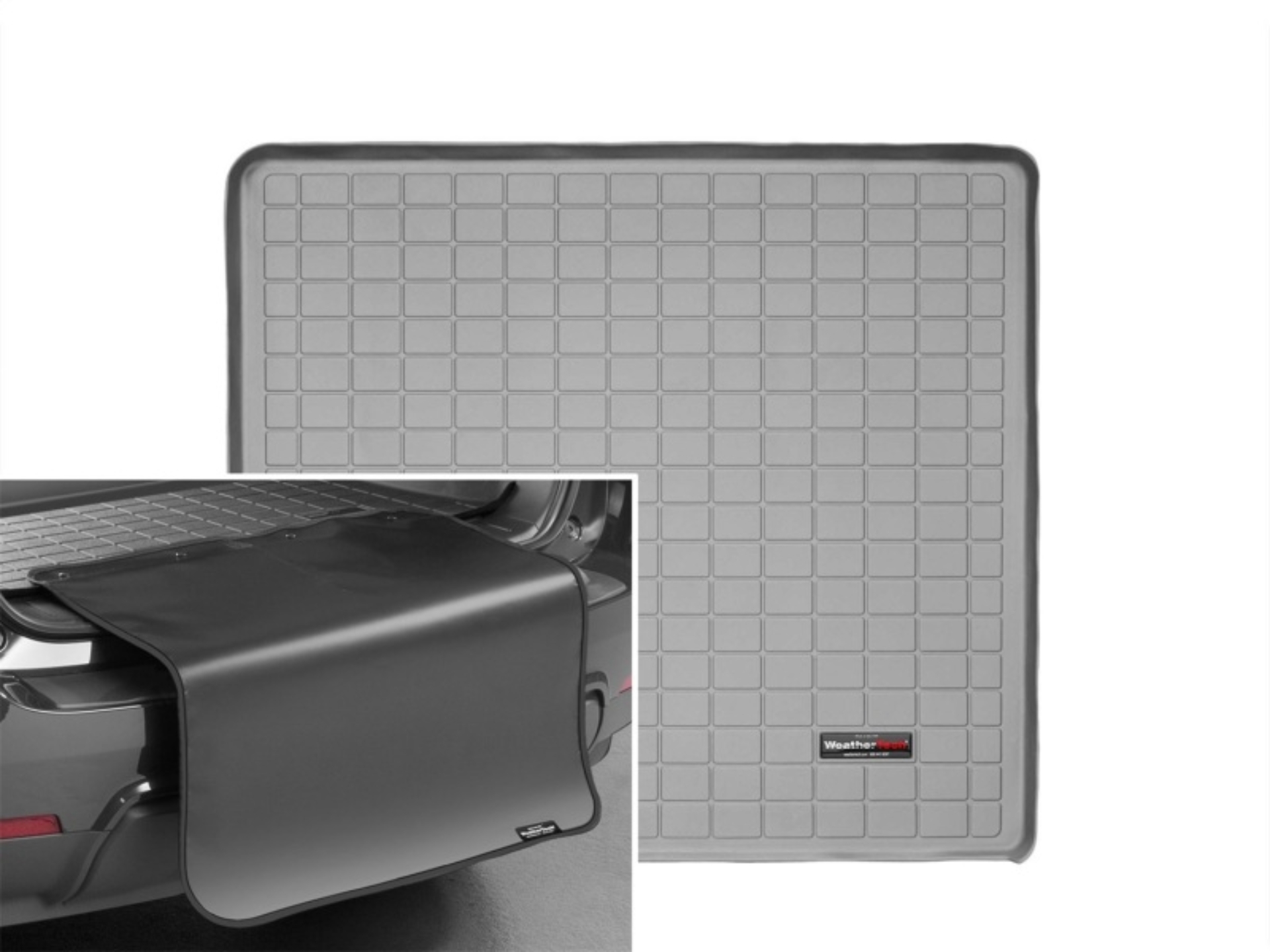 Picture of WeatherTech 10+ Toyota 4Runner Cargo Liner w/ Bumper Protector - Grey