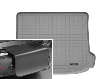Picture of WeatherTech 10+ Cadillac SRX Cargo Liner w/ Bumper Protector - Grey