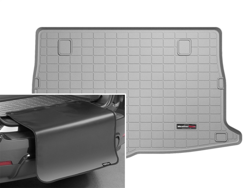 Picture of WeatherTech 12+ Hyundai Veloster Cargo Liner w/ Bumper Protector - Grey